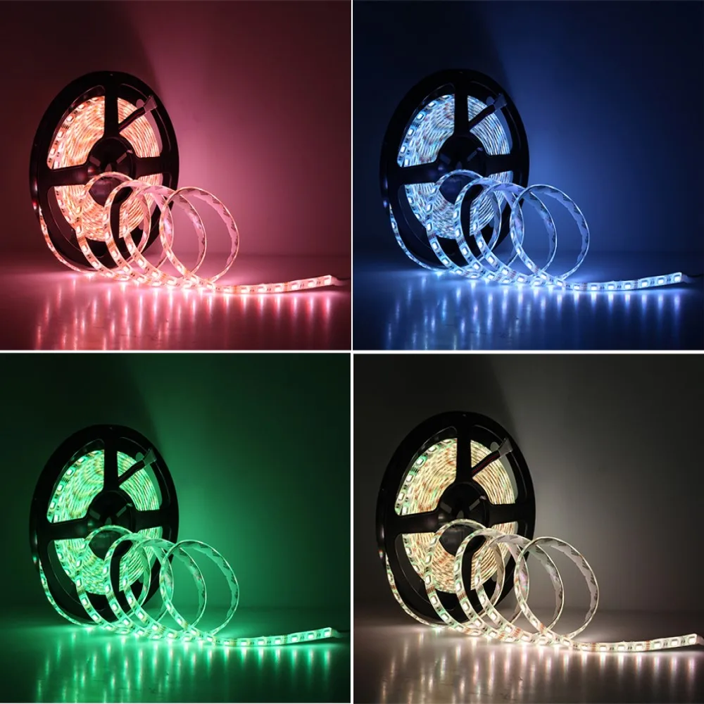 RGB 4 цвета в 1 светодиодный чип 5050SMD гибсветодиодный светодиодная полоса освещения