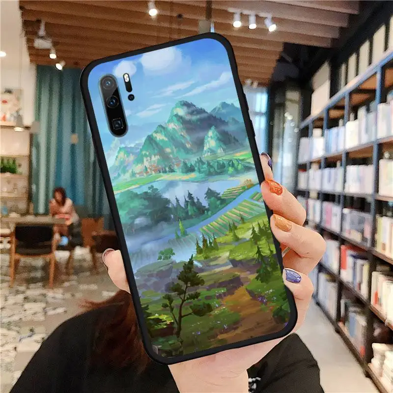 

Art painting Phone Case For Huawei honor Mate P 9 10 20 30 40 Pro 10i 7 8 a x Lite nova 5t Soft Silicone Shell Cover Funda