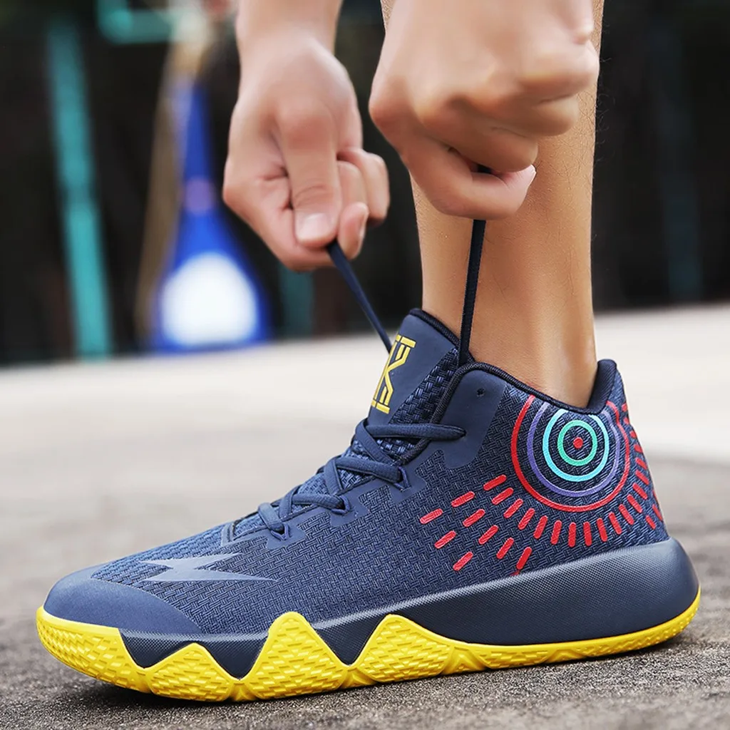 Новая Баскетбольная обувь для мужчин и женщин мужские высокие спортивные