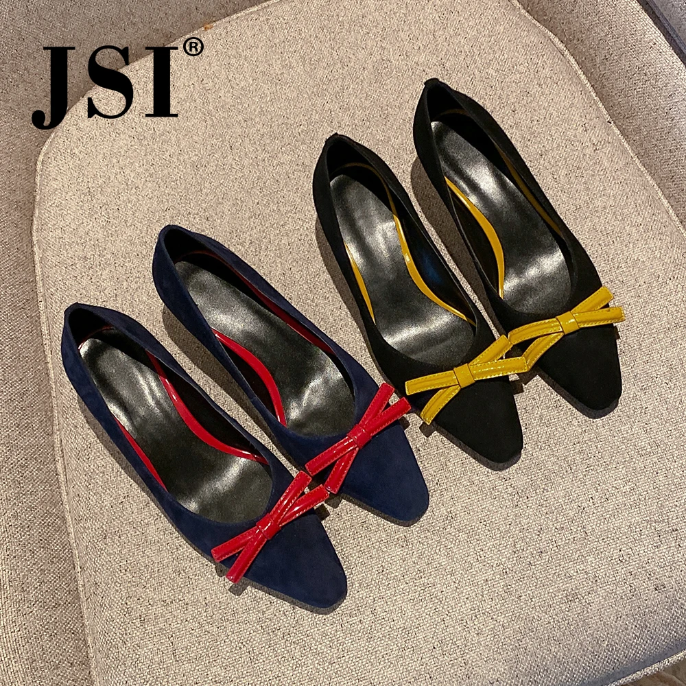 JSI/повседневные женские туфли-лодочки Элегантные однотонные Туфли-слипоны с