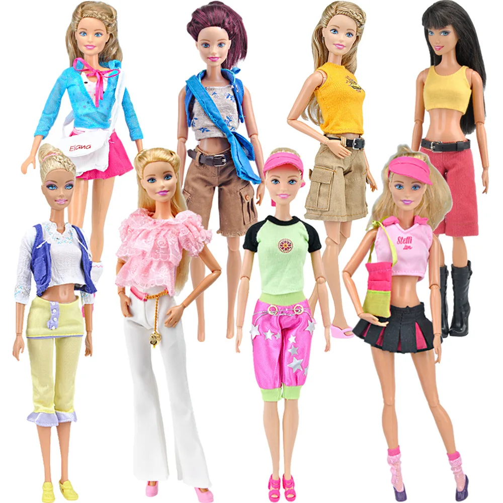 Модные вечерние куклы Элегантная блузка Всесезонная повседневная одежда костюм