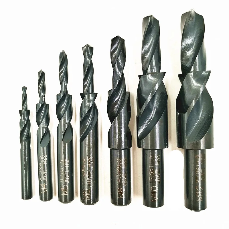 HSSCO Step Drill Bit for Iron Copper Aluminum Stainless Steel Metal Drills Countersunk Screw Counterbore Electric Drill Tool