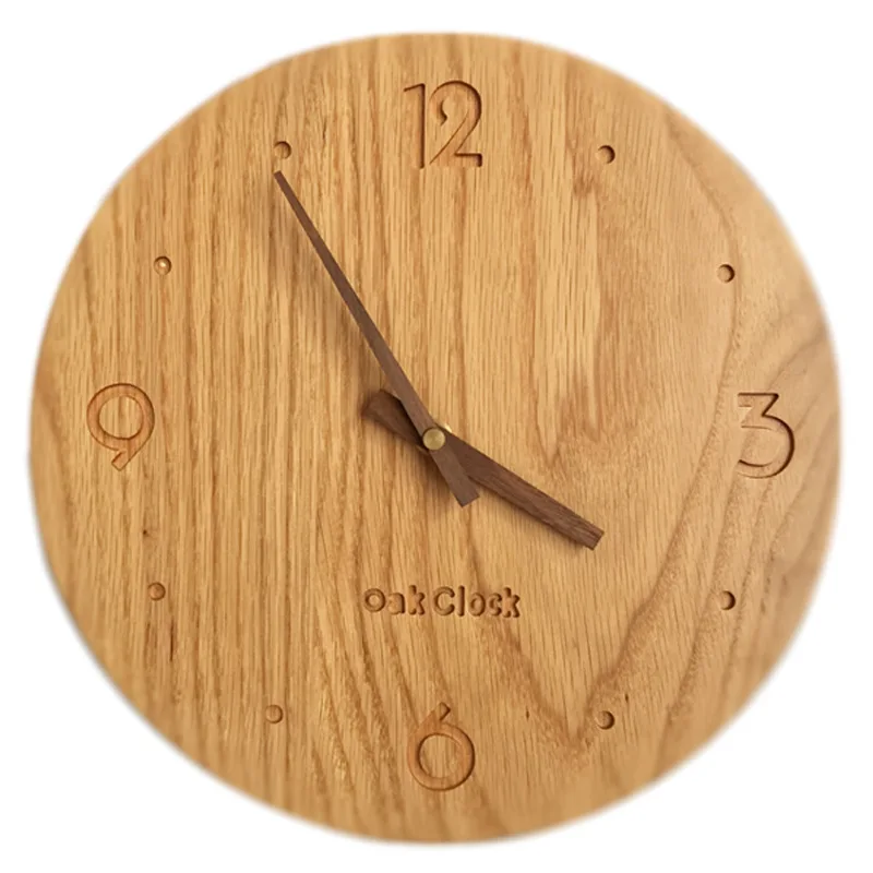 Креативные деревянные настенные часы современный дизайн скандинавские механизм