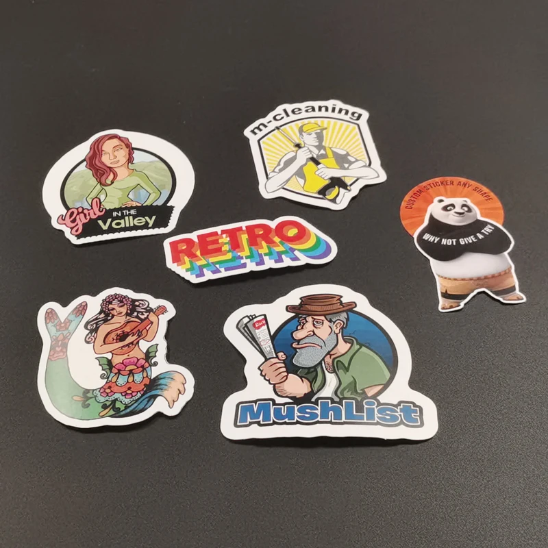 Пользовательская наклейка высечка этикеток Печать логотипа |