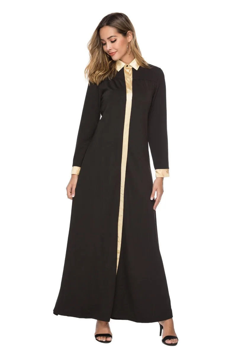 Кафтан арабский абайя Дубай ислам Турция мусульманская женская печать лоскутное