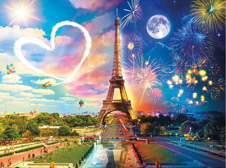 Алмазная живопись 5d сделай сам вышивка крестиком пейзаж полимерная мозаика