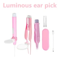 professional 1set rechargeable baby safe visible painless moderate ear cleaner earwax removal tool earpick