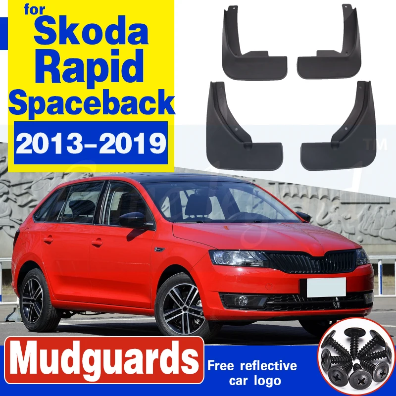 

Брызговик для Skoda Rapid Spaceback, хэтчбек 2013 ~ 2019, брызговик, аксессуары 2014 2015 2016 2017 2018