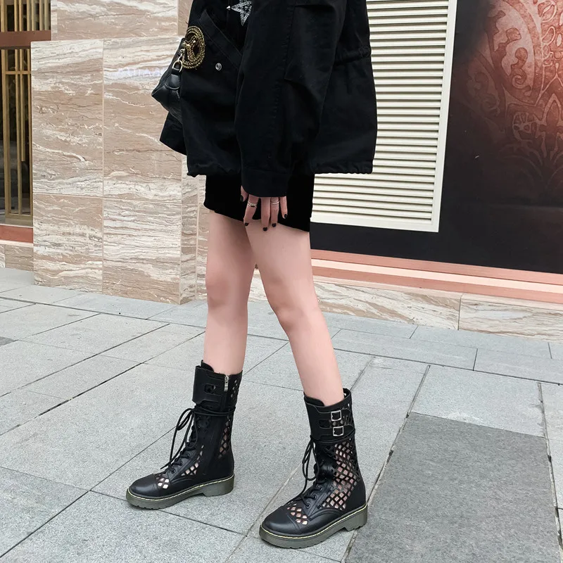 Женские ботинки с перекрестной шнуровкой FEDONAS Классические Вечерние из