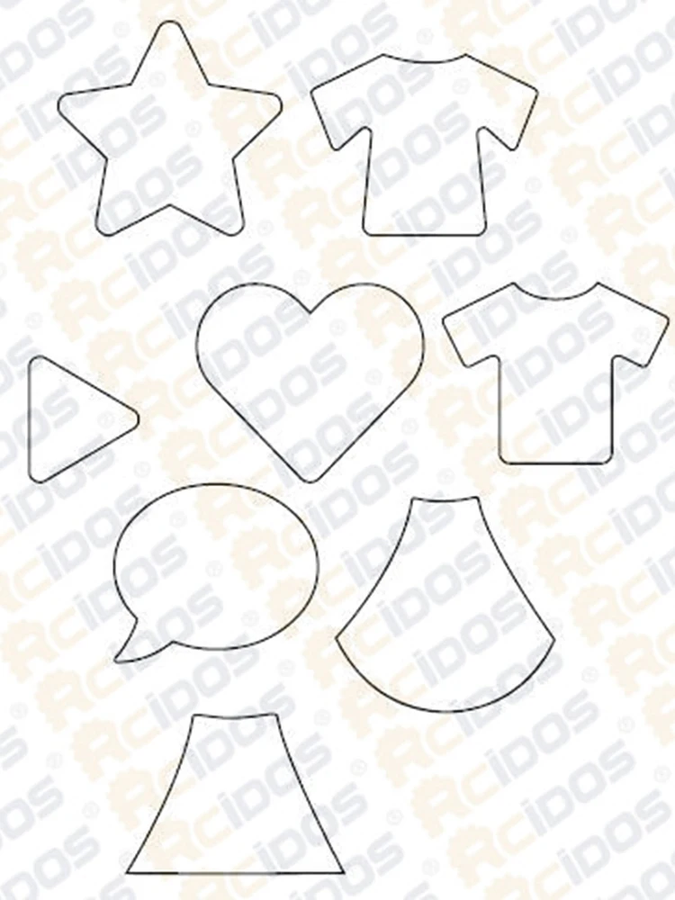 Стальные пресс формы RCIDOS самодельный резак для резки растительного дубления