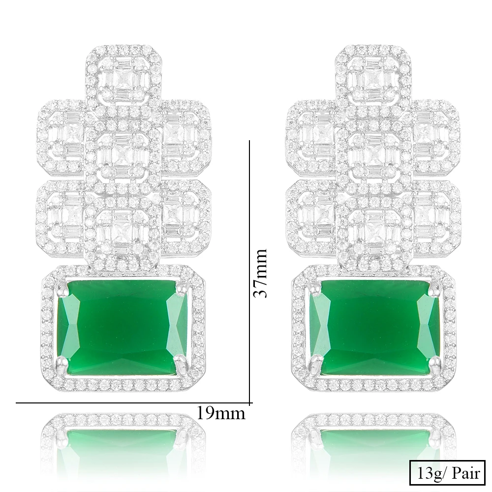 Женские серьги пусеты GODKI роскошные с фианитом ювелирные изделия высокого