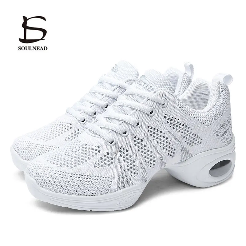 

Женские кроссовки с мягкой подошвой, дышащие, легкие, для джазовых танцев, современных танцев