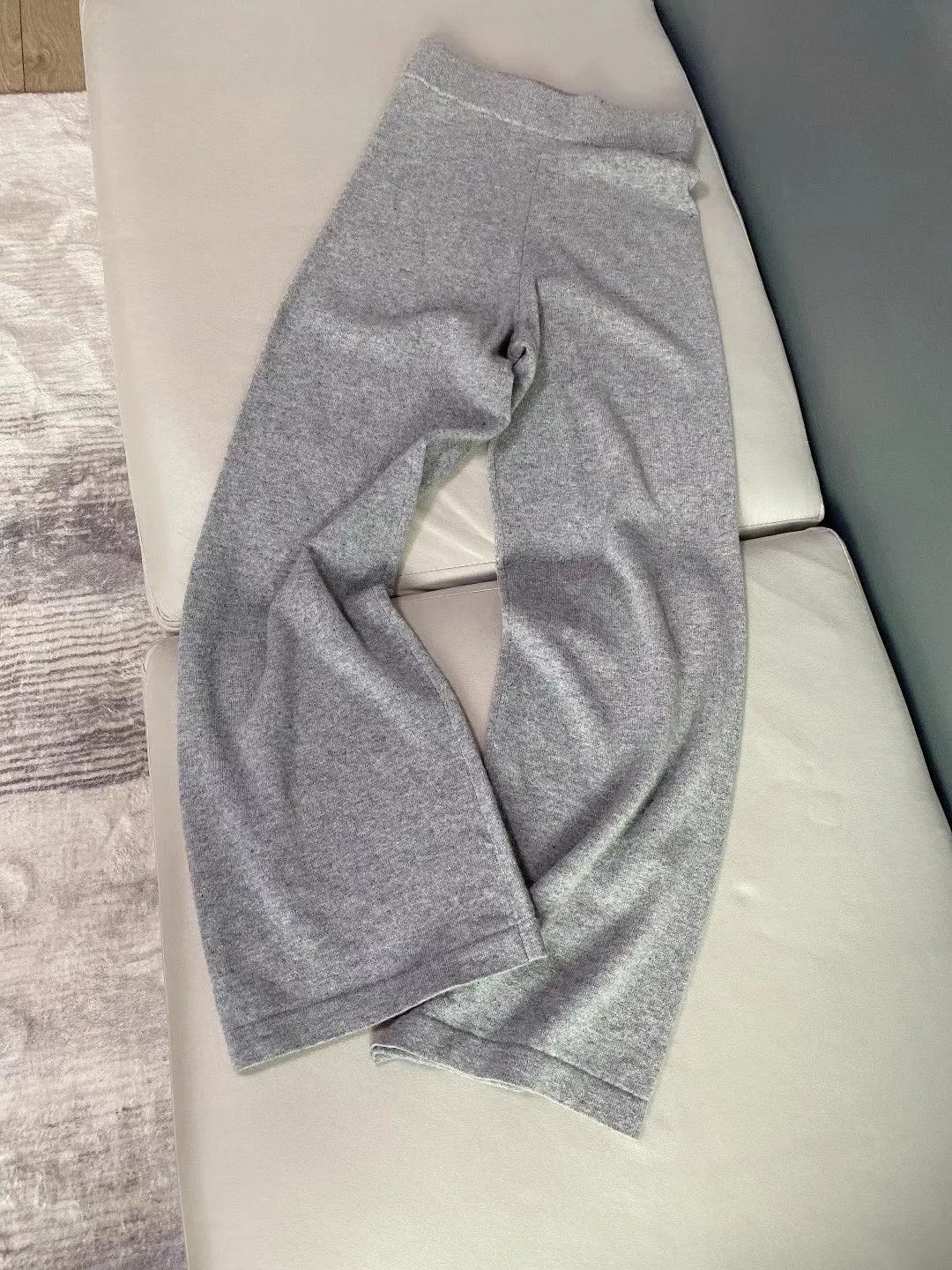 

2021 новые женские модные Свободные повседневные кашемировые широкие брюки 1025