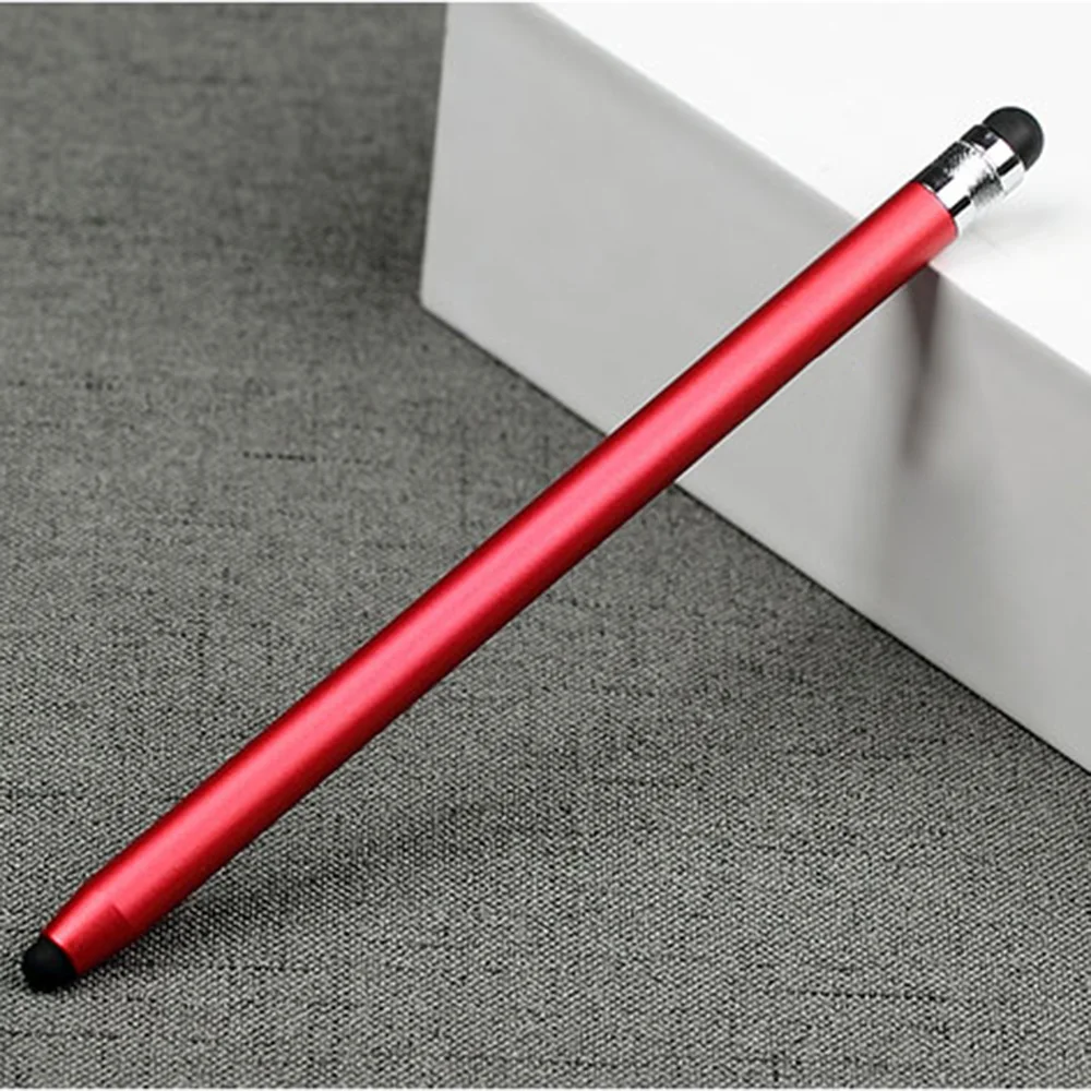 Стилус с двумя наконечниками для сенсорного экрана металлический стилус IPad 14 5 см