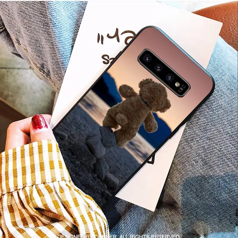 

Expecting But Lost Bear Soft Cover Phone Case For Samsung S9 10 20 Plus Note 9 10 10plus 20 Ultra A20 21s J7 Plus 8