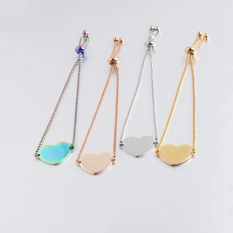 Индивидуальные браслеты на заказ регулируемые из нержавеющей стали сделай сам