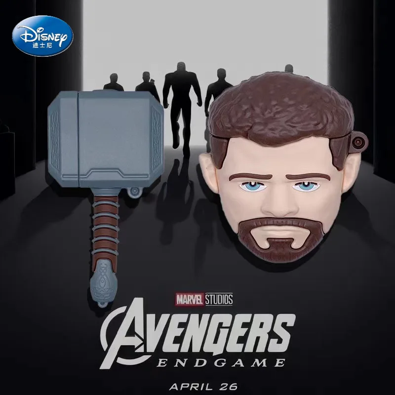 

Marvel Studios Thor hammer Airpods Pro Case 3D soft silicone cover for Airpods 2/ Airpods 1 pro Case funda airpods case