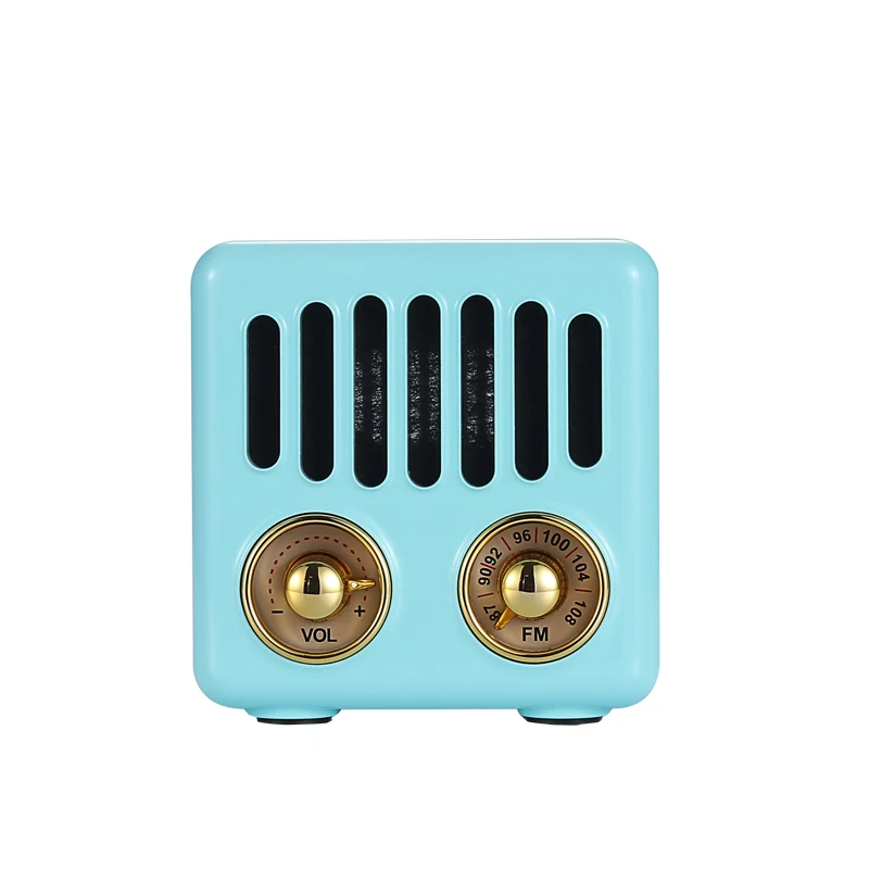 blue REDAMIGO цифровой FM радио AM цифровой интернет радио портативный fm AM радио Мини bluetooth динамик RADR917 - Цвет: blue