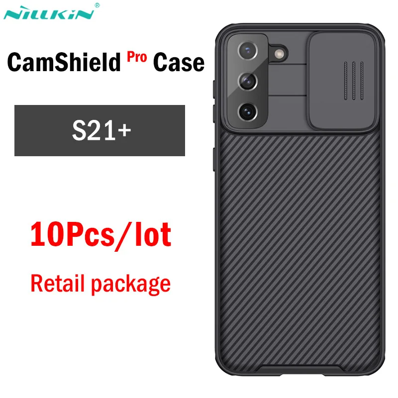 

10 шт./лот, чехол Nillkin CamShield Pro для Samsung Galaxy S21 + / S21 Plus, чехол 6,7 '', защитный чехол для камеры, оптовая продажа