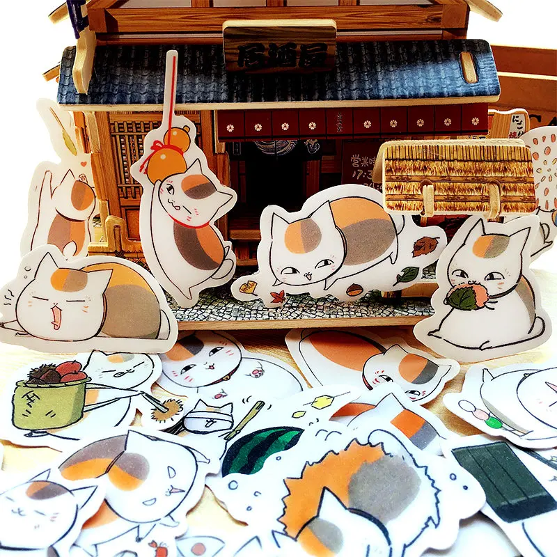 

Anime Natsume's Book of Friends Madara Natsume Takashi Natsume Yuujin-chou Sticker Cosplay Luggage Guitar DIY Scrapbook Decal