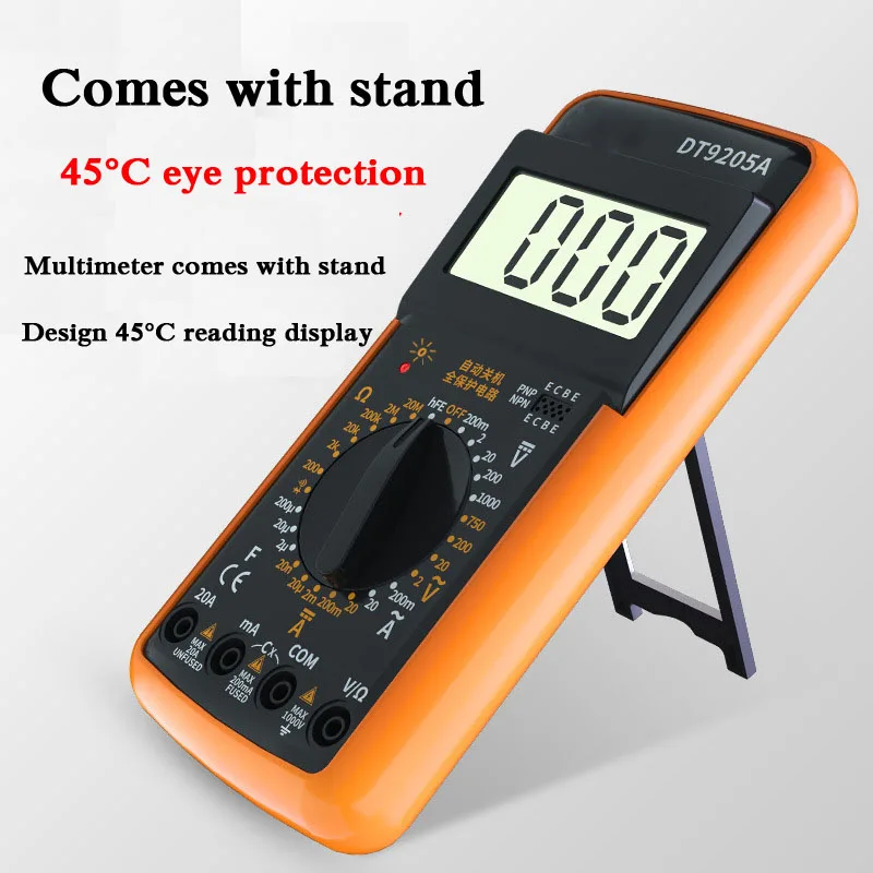 Мультиметр побликам DT9205A Ручной Электронный цифровой дисплей Универсальный