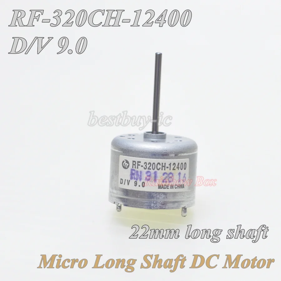 Миниатюрный длинная ось мотор RF 320CH 12400 двигатель 310 серии 3 0 V 9 вольтового
