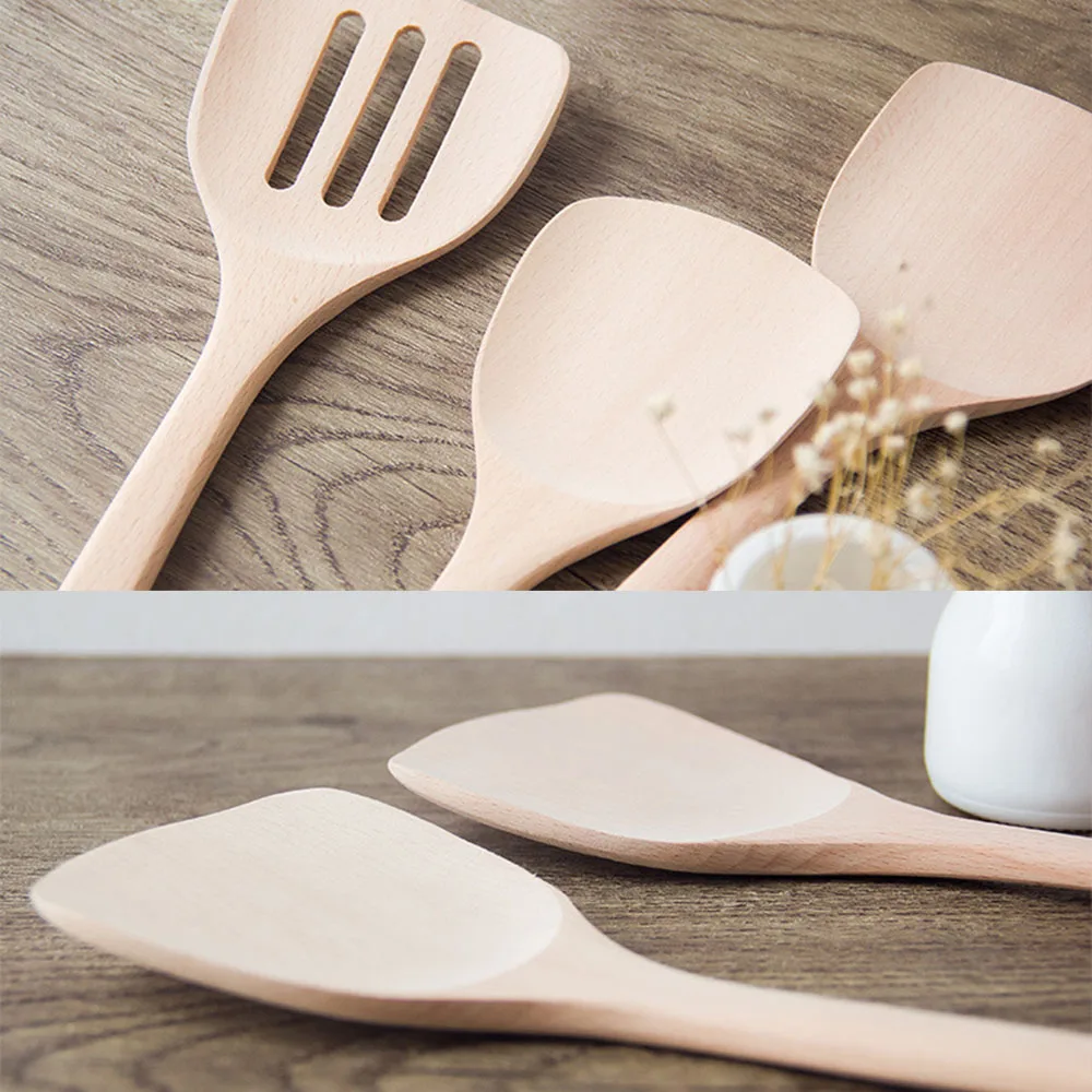 Деревянная лопата антипригарная специальная лопатка Неокрашенная деревянная