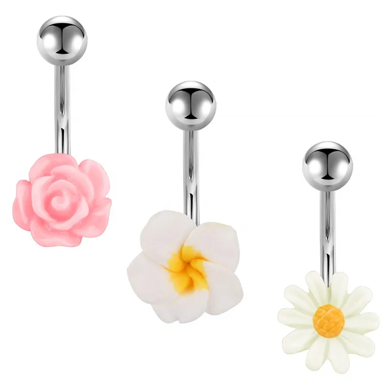 3 5 шт. кольца на пупок из хирургической нержавеющей стали 14 г| |