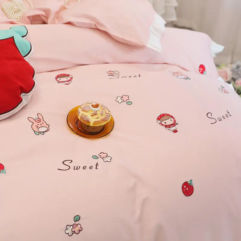 Комплект постельного белья из длинноволокнистого хлопка Красная Шапочка