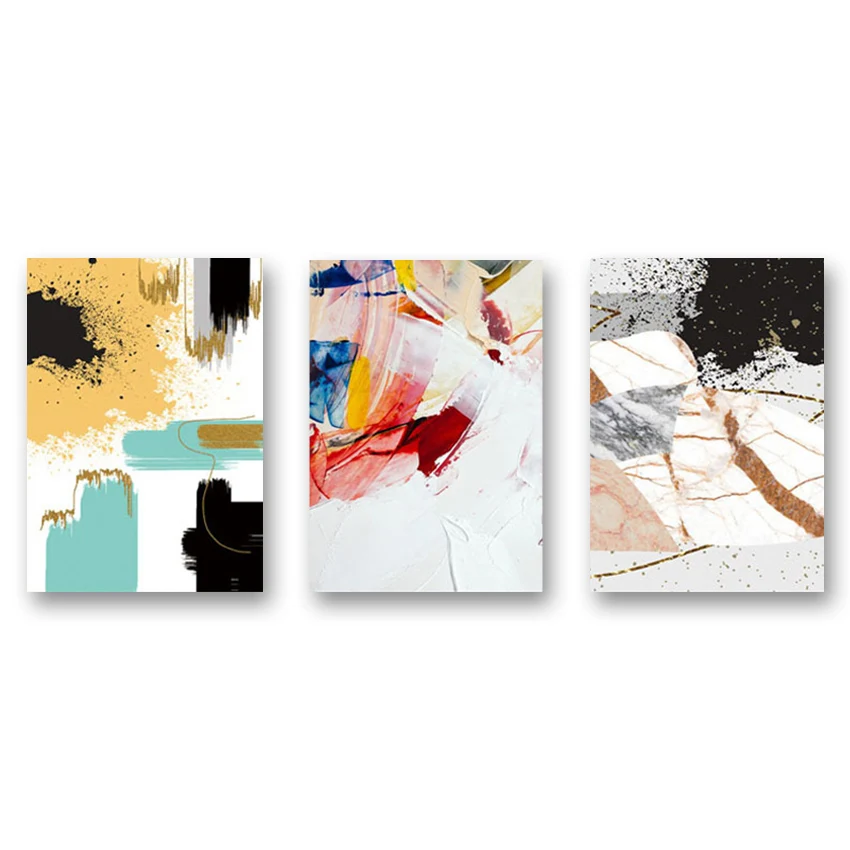 Ручная роспись ножом без рамы золотое дерево масляная живопись на холсте большая