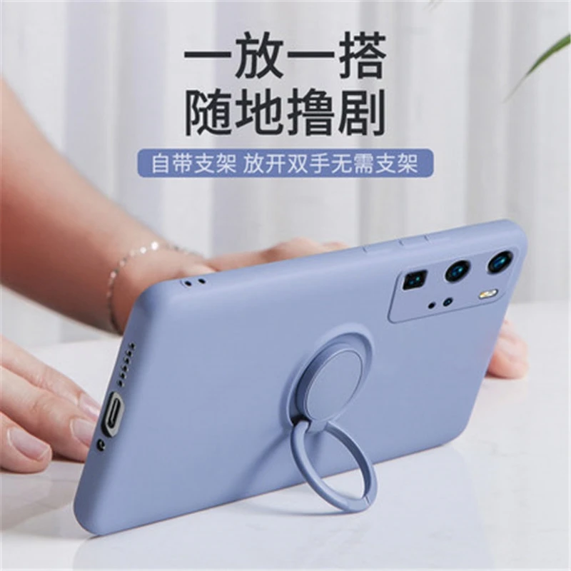 Мягкий жидкий силиконовый чехол для HUAWEI Mate 20 30 P20 P30 P40 Pro Lite 5G Nova 5T 7 Honor V S