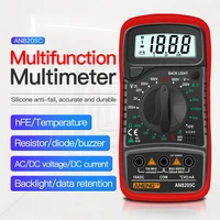 1pc multimetro with thermocouple lcd backlight portable an8205c digital multimeter acdc ammeter volt ohm tester meter