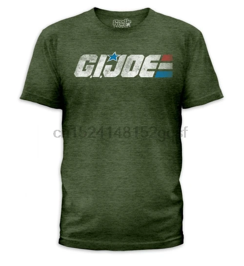 

100% funny t shirt men novelty tshirt GI Joe T-Shirt - Retro Logo