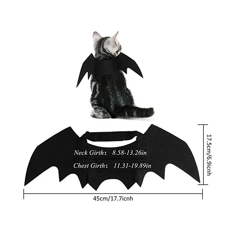 Хэллоуин товары для домашних животных собаки крылья летучей мыши Одежда