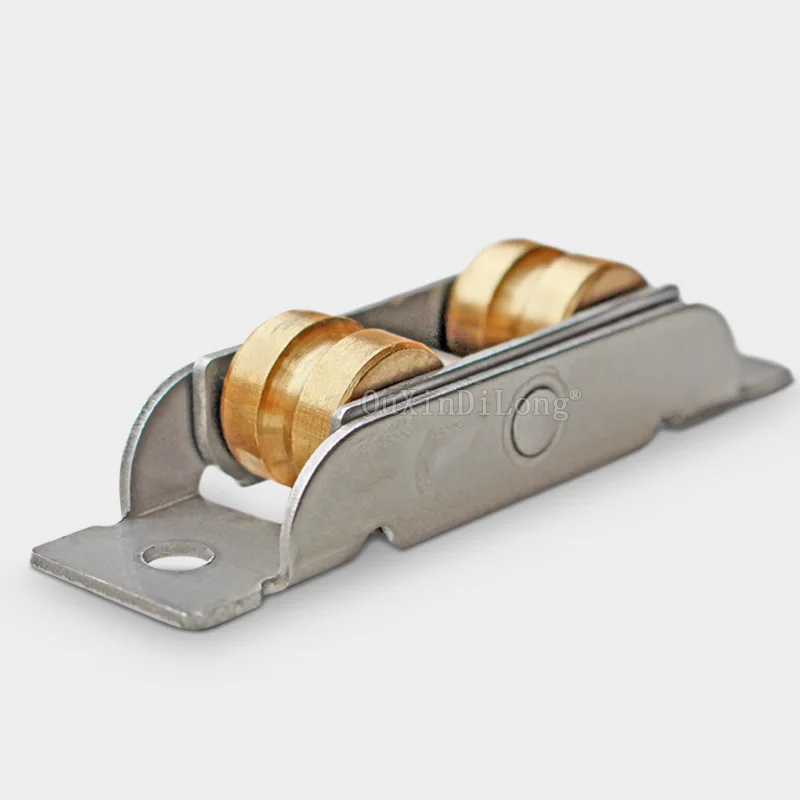 4PCS 88 Type Plastic Steel Door Window Silent Copper Groove Wheel Sliding Fittings Glass Rollers GF6 |