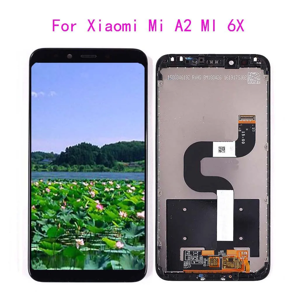 5 99 &quotAAA качественный ЖК дисплей для Xiaomi Mi A2 с сенсорным экраном дигитайзер сборка