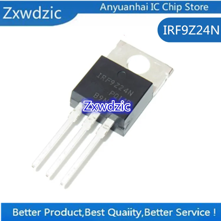 

10pcs 100% new imported original IRF9Z24NPBF IRF9Z24N F9Z24N TO-220 P channel 12A 55V welder common FET
