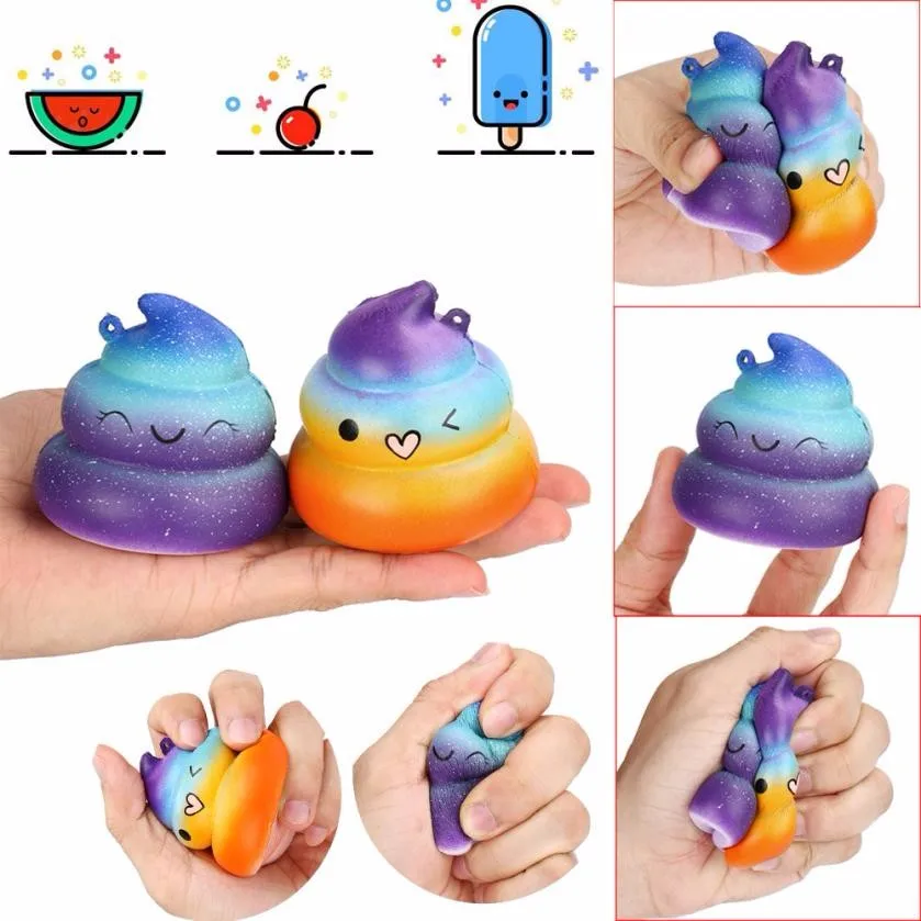 Игрушка для снятия стресса ToysExquisite Fun Galaxy Poo ароматизированный мягкий Шарм