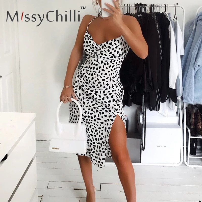 Женское плиссированное платье MissyChilli винтажное длинное в горошек с рюшами на