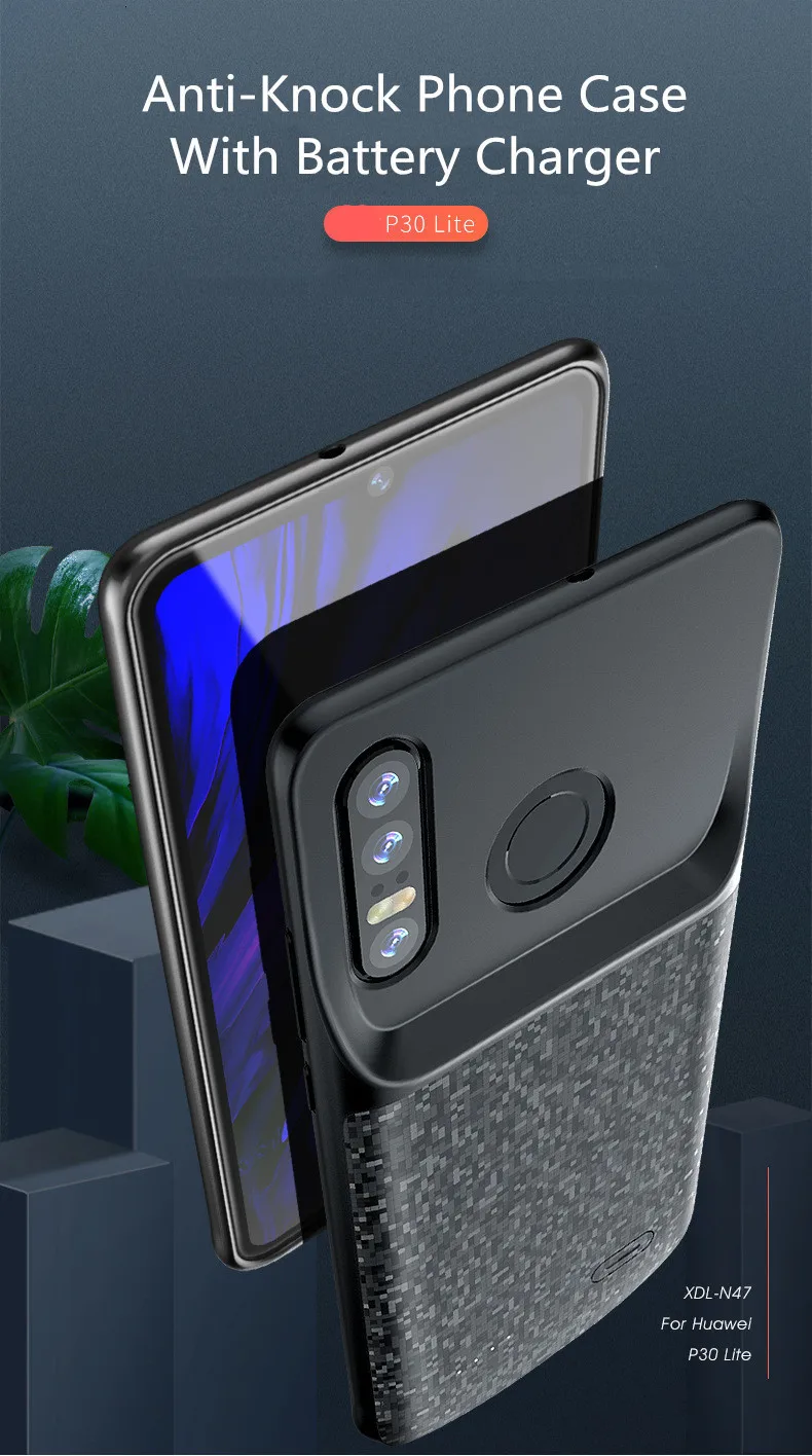 Новинка 4700 мАч чехол для зарядного устройства для huawei P30 P30 Pro P30 Lite противоударный Внешний чехол для зарядного устройства Внешний Аккумулятор Чехол для зарядки Capa