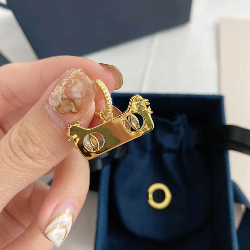 Модные очаровательные серьги из стерлингового серебра оригинальные 1:1 копии