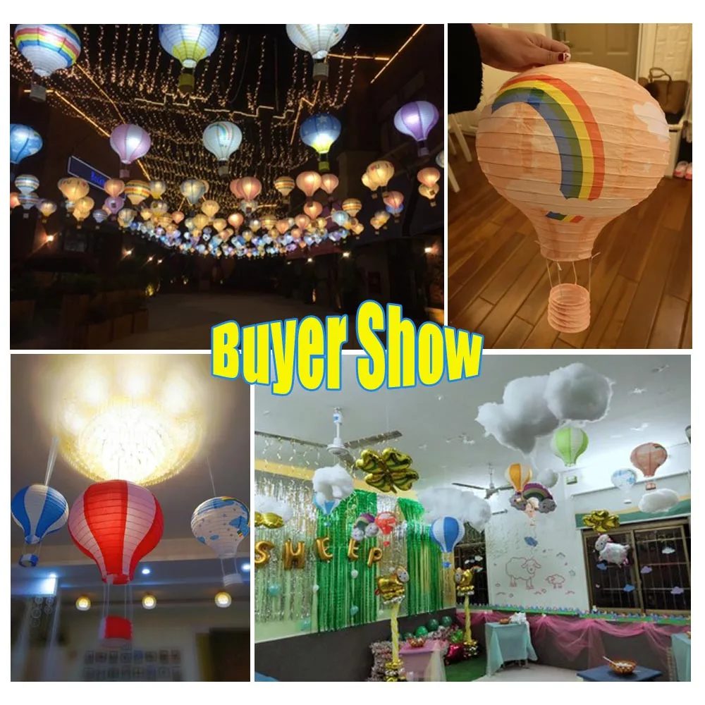 Свадебные Юбилей вечерние пользу 10 штук складной тепловой аэростат Бумага