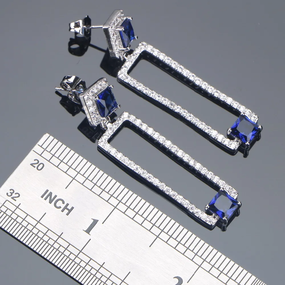 Женский ювелирный комплект из колье серёг и браслета серебра 925 пробы|Ювелирные