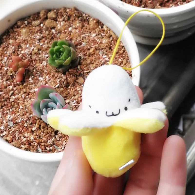 Из мультфильма Холодное сердце 1 шт. желтый банан плюшевые игрушки брелок мягкие