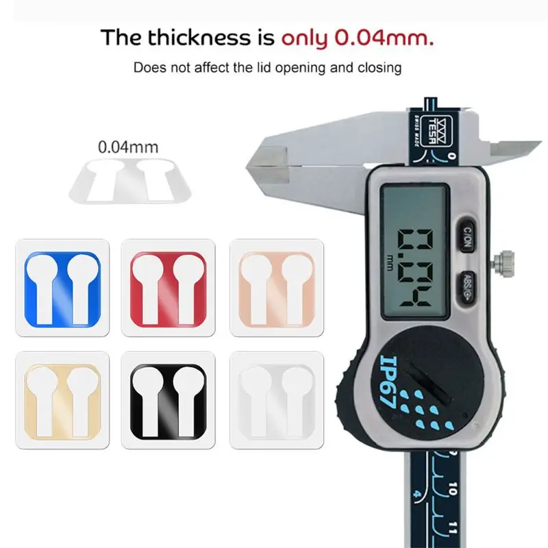 

Metal Dust Guard Sticker for Xiaomi Air2 SE Skin Protective Sticker Earphone Charging Box Case Cover Shell Skin