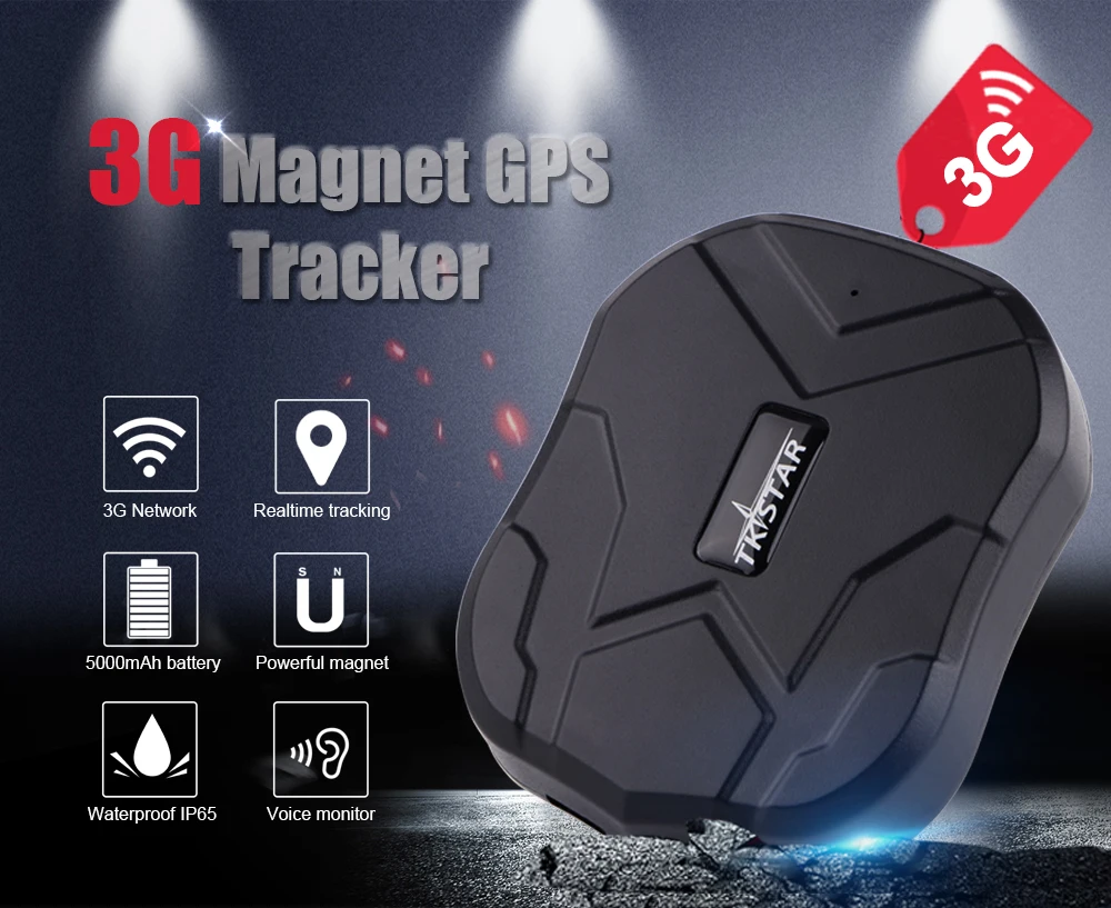 GPS трекер YHY 3G 60 дней в режиме ожидания Tkstar TK905 2G/3G локатор водонепроницаемый