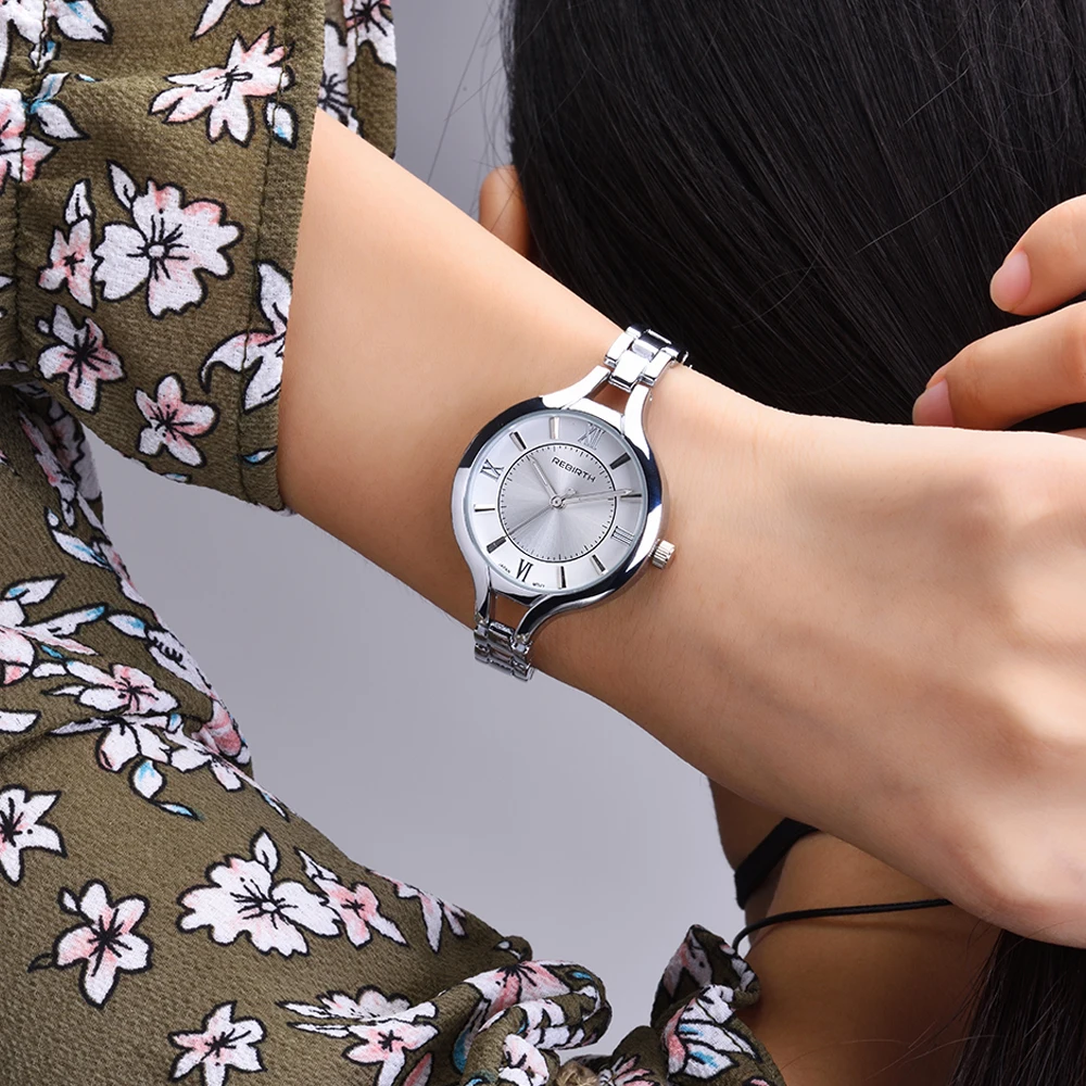 Часы наручные женские из нержавеющей стали роскошные повседневные