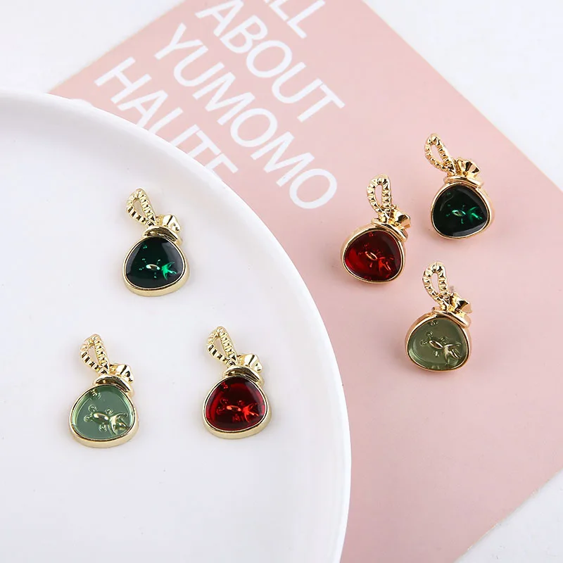 Новинка 30 шт./лот Kawaii подвески из эмалированного Сплава Позолоченные