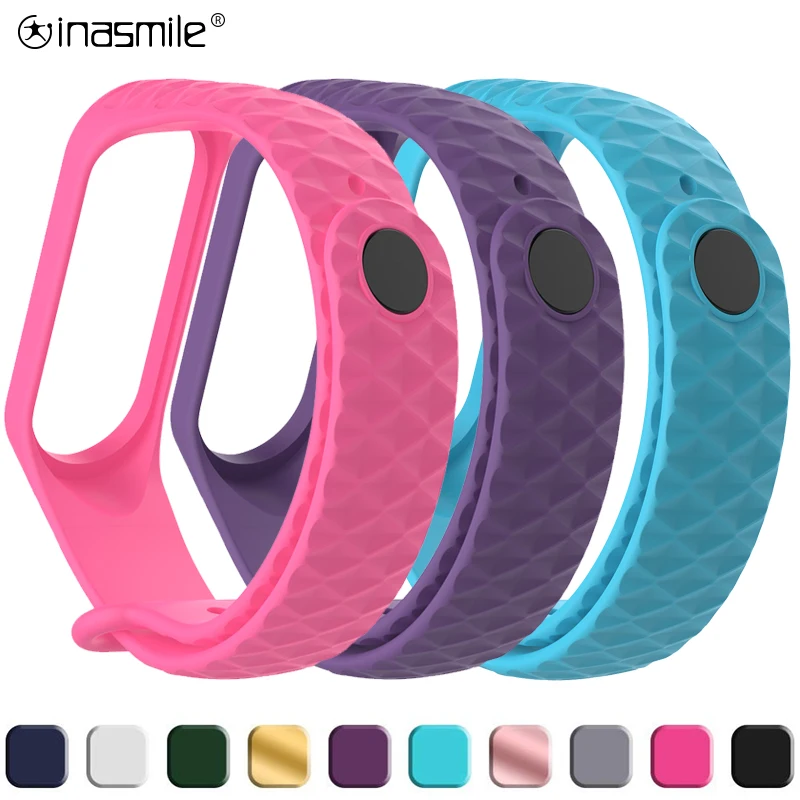 Стильный браслет для xiaomi mi Band 3 4Mi band ремешок 4 Smart correa|Смарт-аксессуары| |