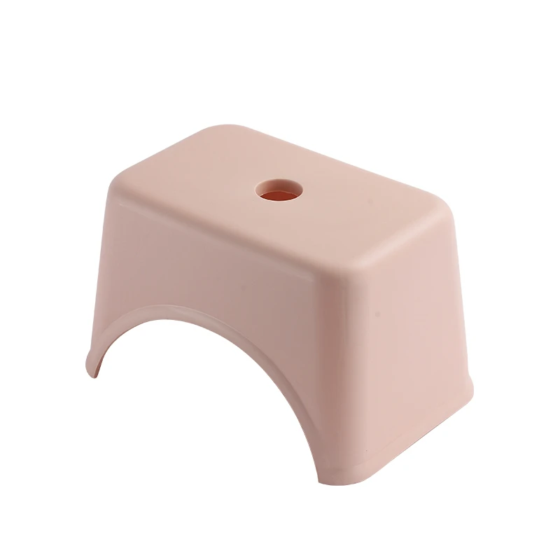 Квадратный стул в японском стиле утолщенный пластиковый детский низкий табурет
